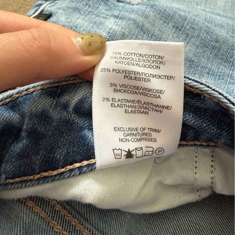 Silver Jeans Co Vintage Jean Shorts Y2K W27 US 4 - Picture 5 of 5
